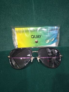 Quay Australia All In Aviator Sunglasses